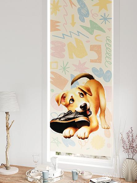 Рулонная штора для кухни для детской Федера - 626 - ширина 62 см - фото 5