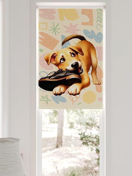 Рулонная штора для кухни для детской Федера - 626 - ширина 62 см - фото 6