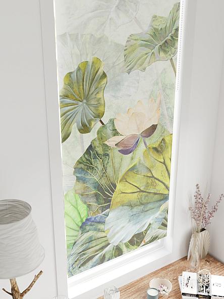 Рулонная штора для кухни для детской Федера - 629 - ширина 62 см - фото 4