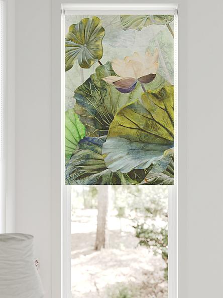 Рулонная штора для кухни для детской Федера - 629 - ширина 62 см - фото 6