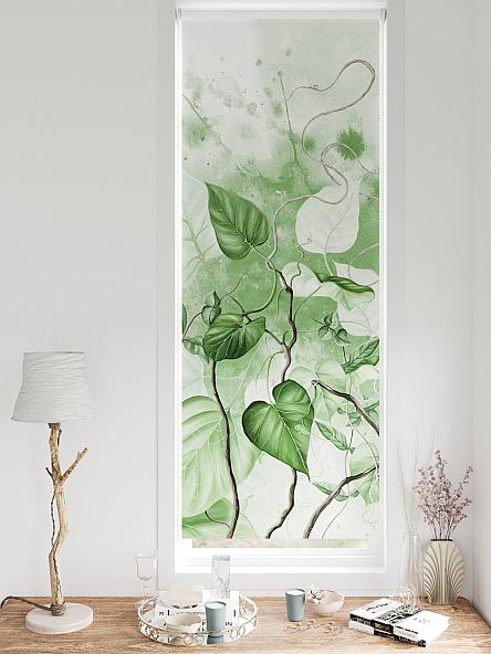 Рулонная штора для кухни для детской Федера - 630 - ширина 62 см - фото 3