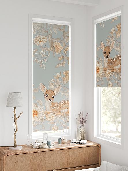 Рулонная штора для кухни для детской Федера - 632 - ширина 62 см - фото 2