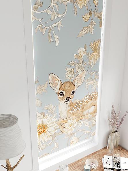 Рулонная штора для кухни для детской Федера - 632 - ширина 62 см - фото 4