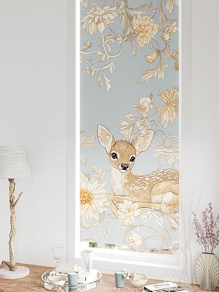 Рулонная штора для кухни для детской Федера - 632 - ширина 62 см - фото 5