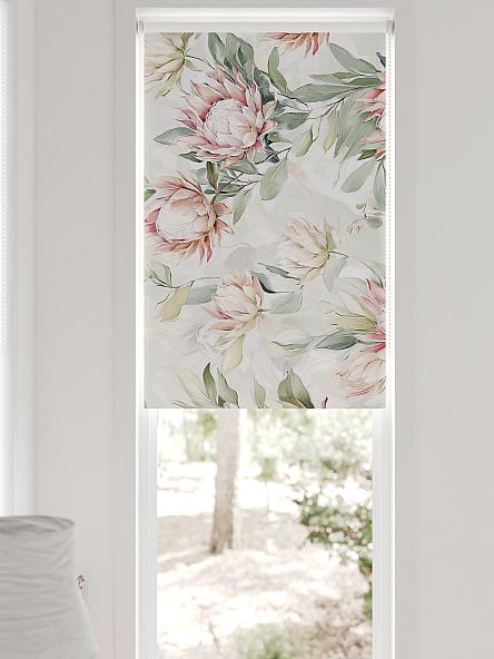 Рулонная штора для кухни для детской Федера - 634 - ширина 62 см - фото 6