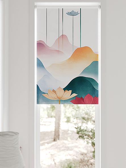 Рулонная штора для кухни для детской Федера - 637 - ширина 62 см - фото 6