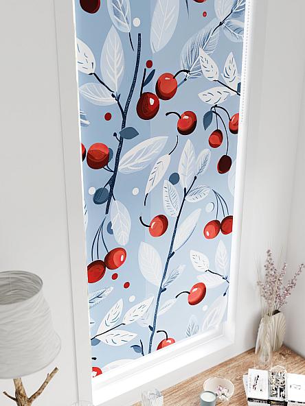 Рулонная штора для кухни для детской Федера - 641 - ширина 62 см - фото 4