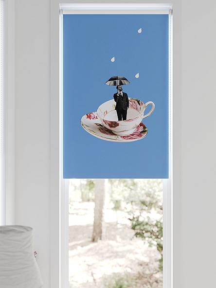 Рулонная штора для кухни для детской Федера - 642 - ширина 62 см - фото 6