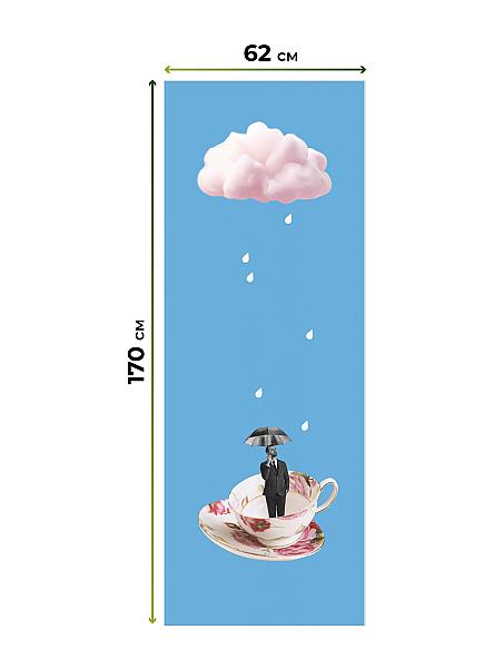 Рулонная штора для кухни для детской Федера - 642 - ширина 62 см - фото 7