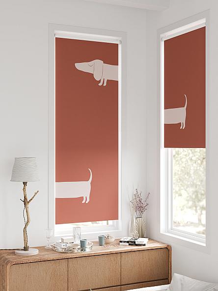 Рулонная штора для кухни для детской Федера - 645 - ширина 62 см - фото 2