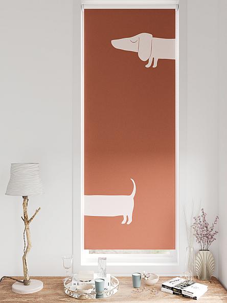 Рулонная штора для кухни для детской Федера - 645 - ширина 62 см - фото 3