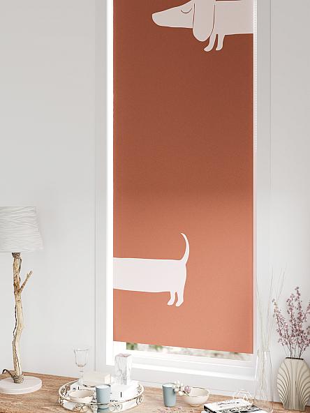 Рулонная штора для кухни для детской Федера - 645 - ширина 62 см - фото 5