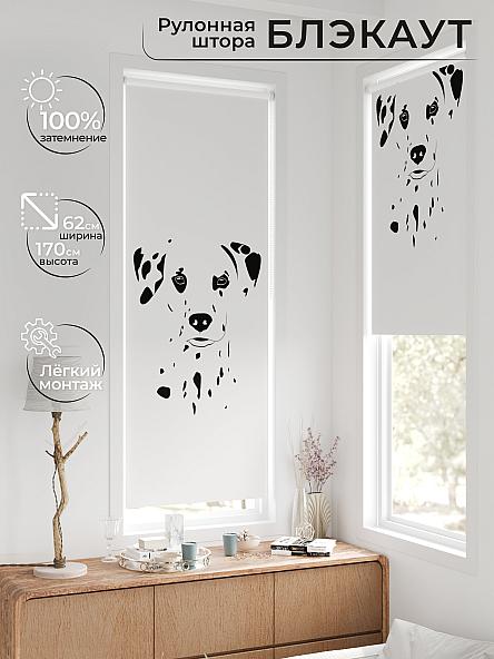 Рулонная штора для кухни для детской Федера - 646 - ширина 62 см