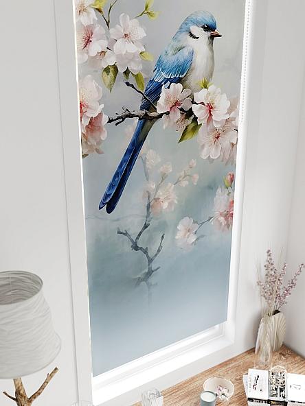 Рулонная штора для кухни для детской Федера - 647 - ширина 62 см - фото 4