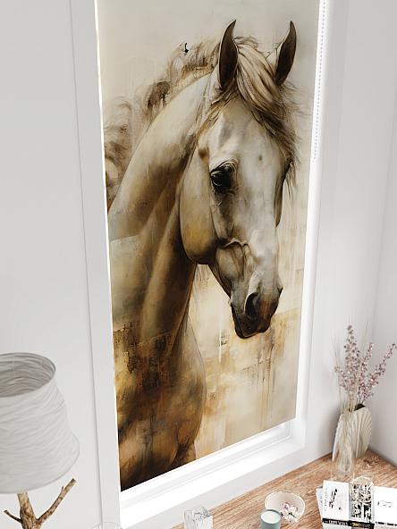 Рулонная штора для кухни для детской Федера - 650 - ширина 62 см - фото 4