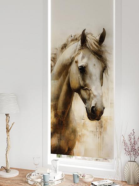 Рулонная штора для кухни для детской Федера - 650 - ширина 62 см - фото 5