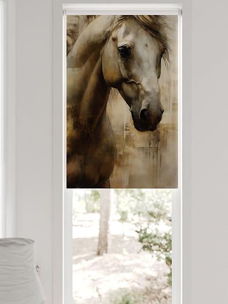 Рулонная штора для кухни для детской Федера - 650 - ширина 62 см - фото 6