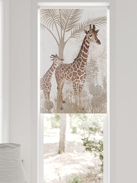 Рулонная штора для кухни для детской Федера - 651 - ширина 62 см - фото 6