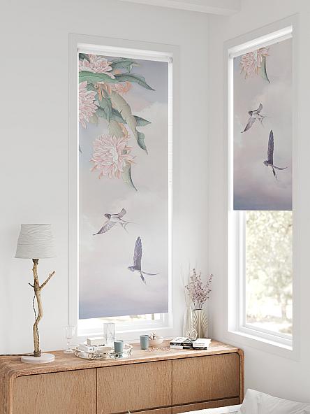 Рулонная штора для кухни для детской Федера - 652 - ширина 62 см - фото 2