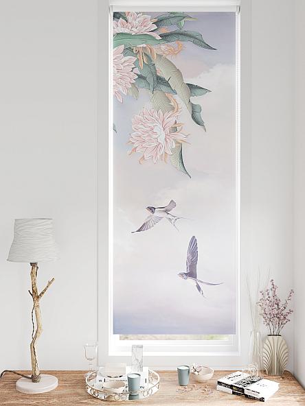 Рулонная штора для кухни для детской Федера - 652 - ширина 62 см - фото 3