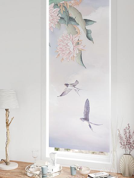 Рулонная штора для кухни для детской Федера - 652 - ширина 62 см - фото 5