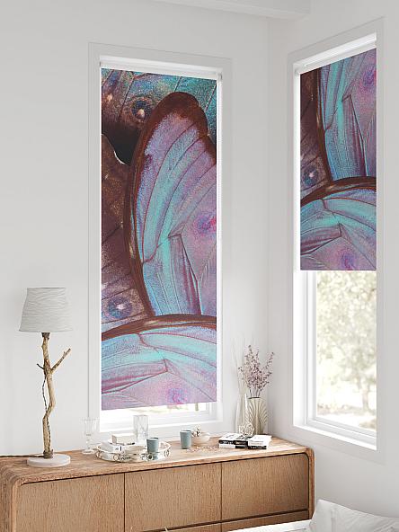 Рулонная штора для кухни для детской Федера - 654 - ширина 62 см - фото 2