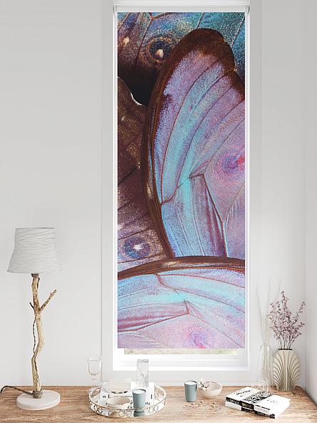 Рулонная штора для кухни для детской Федера - 654 - ширина 62 см - фото 3