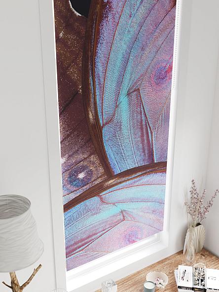 Рулонная штора для кухни для детской Федера - 654 - ширина 62 см - фото 4