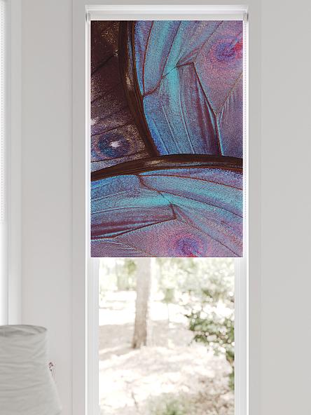 Рулонная штора для кухни для детской Федера - 654 - ширина 62 см - фото 6