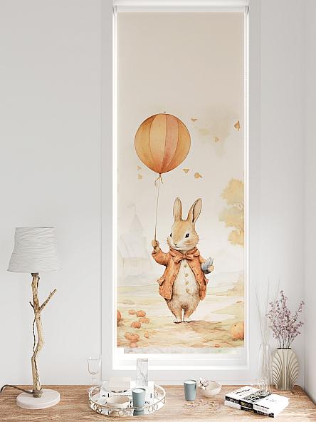 Рулонная штора для кухни для детской Федера - 655 - ширина 62 см - фото 3