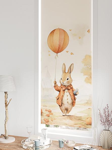 Рулонная штора для кухни для детской Федера - 655 - ширина 62 см - фото 5