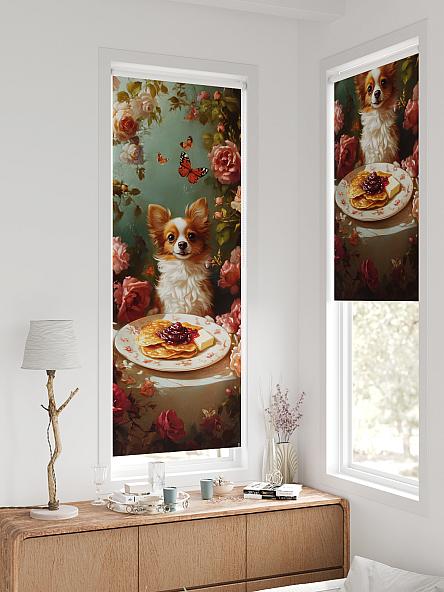 Рулонная штора для кухни для детской Федера - 656 - ширина 62 см - фото 2