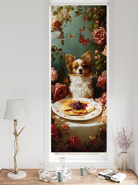 Рулонная штора для кухни для детской Федера - 656 - ширина 62 см - фото 3