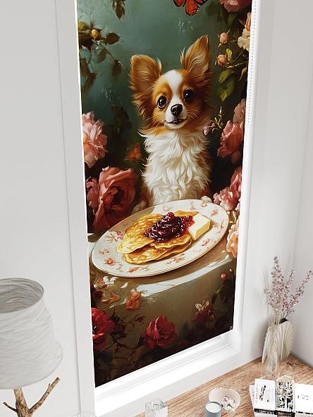 Рулонная штора для кухни для детской Федера - 656 - ширина 62 см - фото 4