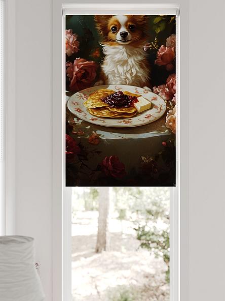 Рулонная штора для кухни для детской Федера - 656 - ширина 62 см - фото 6