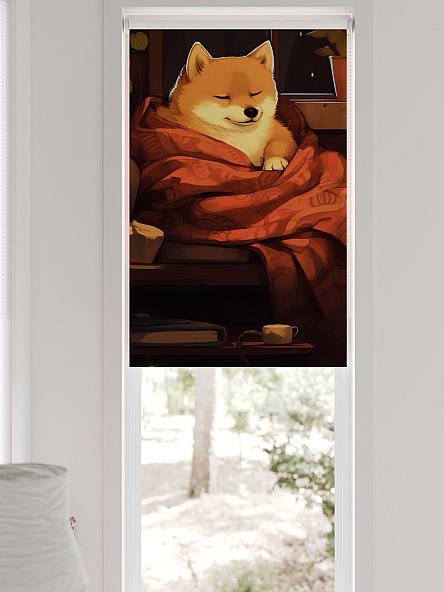 Рулонная штора для кухни для детской Федера - 657 - ширина 62 см - фото 6