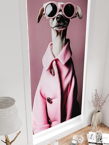 Рулонная штора для кухни для детской Федера - 659 - ширина 62 см - фото 4