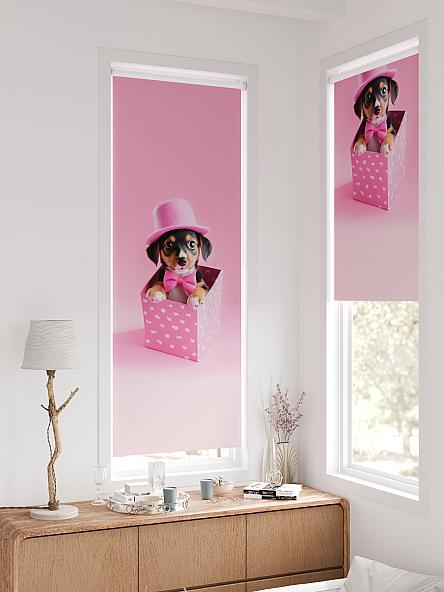 Рулонная штора для кухни для детской Федера - 660 - ширина 62 см - фото 2