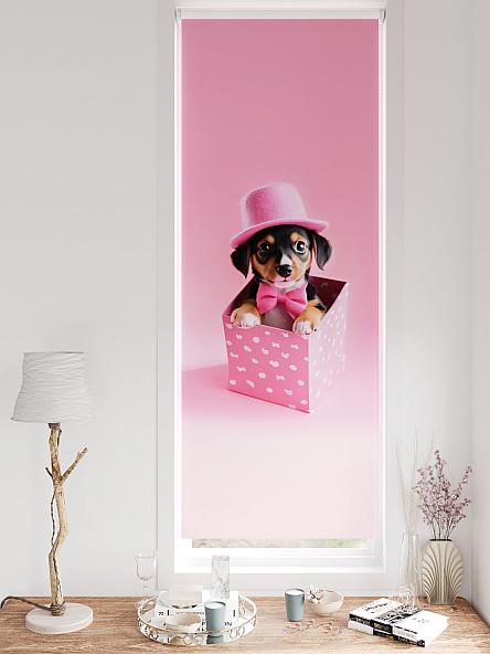 Рулонная штора для кухни для детской Федера - 660 - ширина 62 см - фото 3