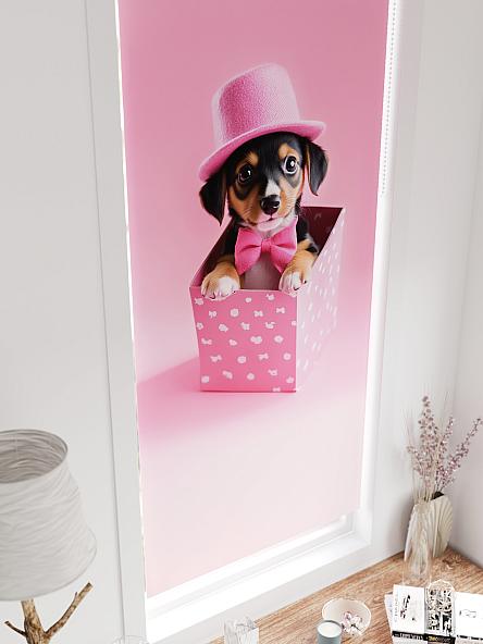 Рулонная штора для кухни для детской Федера - 660 - ширина 62 см - фото 4