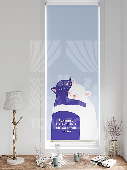 Рулонная штора для кухни для детской Федера - 729 - ширина 62 см - фото 3