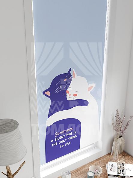 Рулонная штора для кухни для детской Федера - 729 - ширина 62 см - фото 4