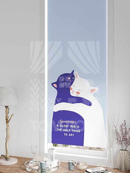 Рулонная штора для кухни для детской Федера - 729 - ширина 62 см - фото 5