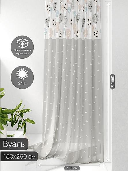 Тюль портьеры Фроктис - 141 - фото 2