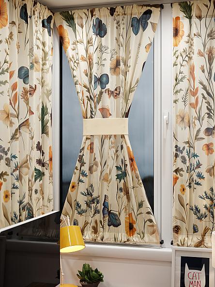 Тюль портьеры для кухни Иомикс - 01 - фото 9