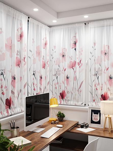 Тюль портьеры для кухни Иомикс - 210 - фото 4