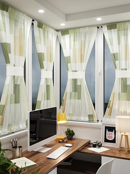 Тюль портьеры для кухни Иомикс - 198 - фото 2