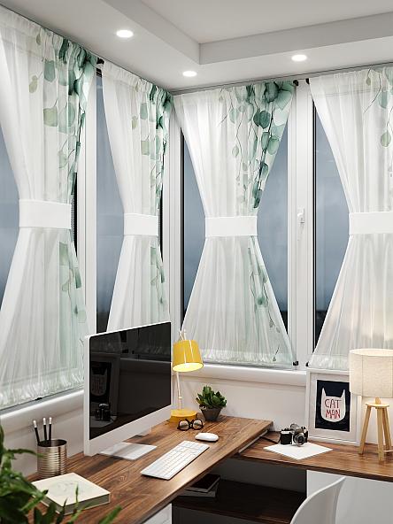 Тюль портьеры для кухни Иомикс - 192 - фото 2