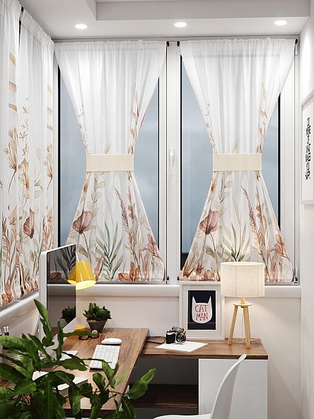 Тюль портьеры для кухни Иомикс - 190 - фото 8