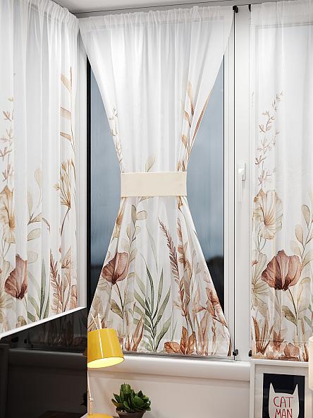 Тюль портьеры для кухни Иомикс - 190 - фото 9